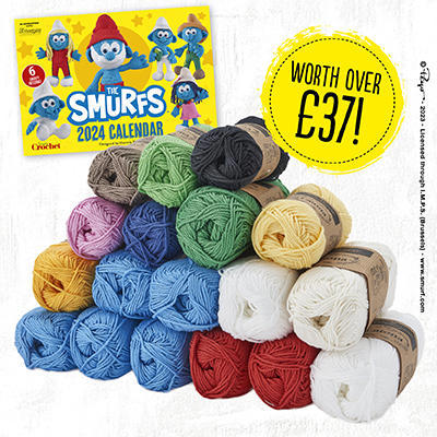 Scheepjes' Smurfs calendar bundle, worth over £37!